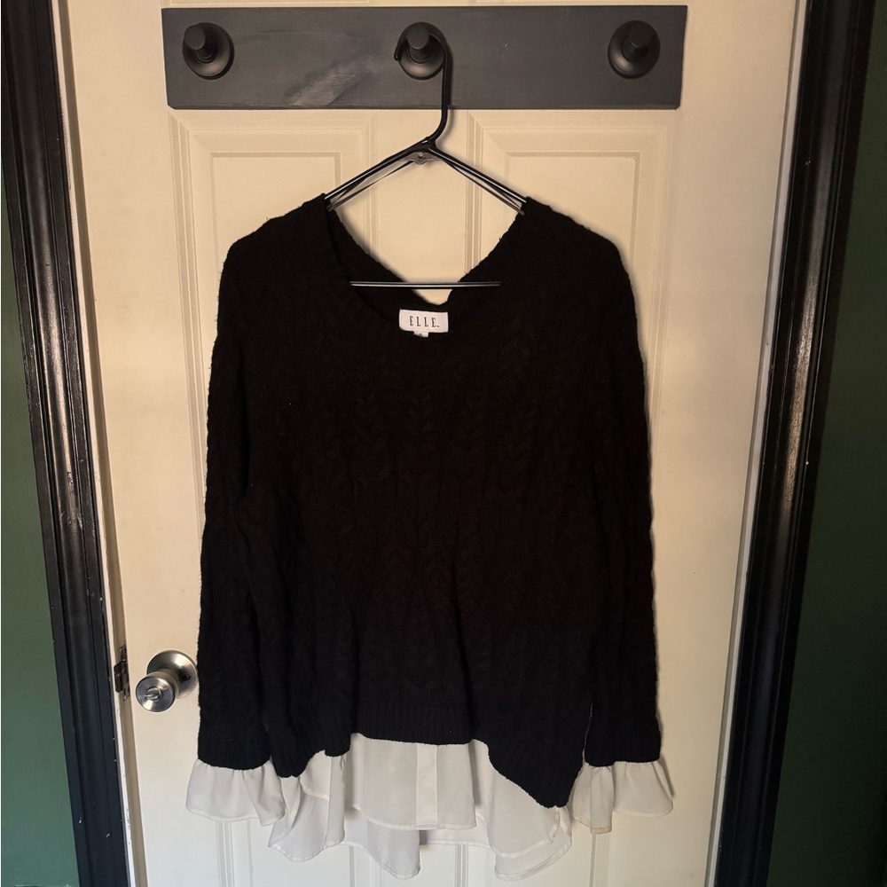 ELLE Black Knitted Sweater